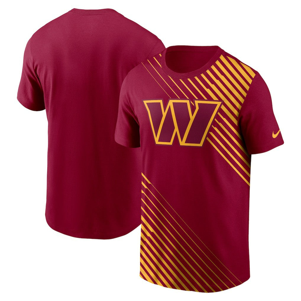 Washington Commanders Yard Line Fashion Asbury T-Shirt Burgundy - Nike