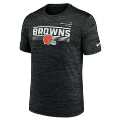 Cleveland Browns Yardline Velocity Performance T-Shirt Anthracite - Nike