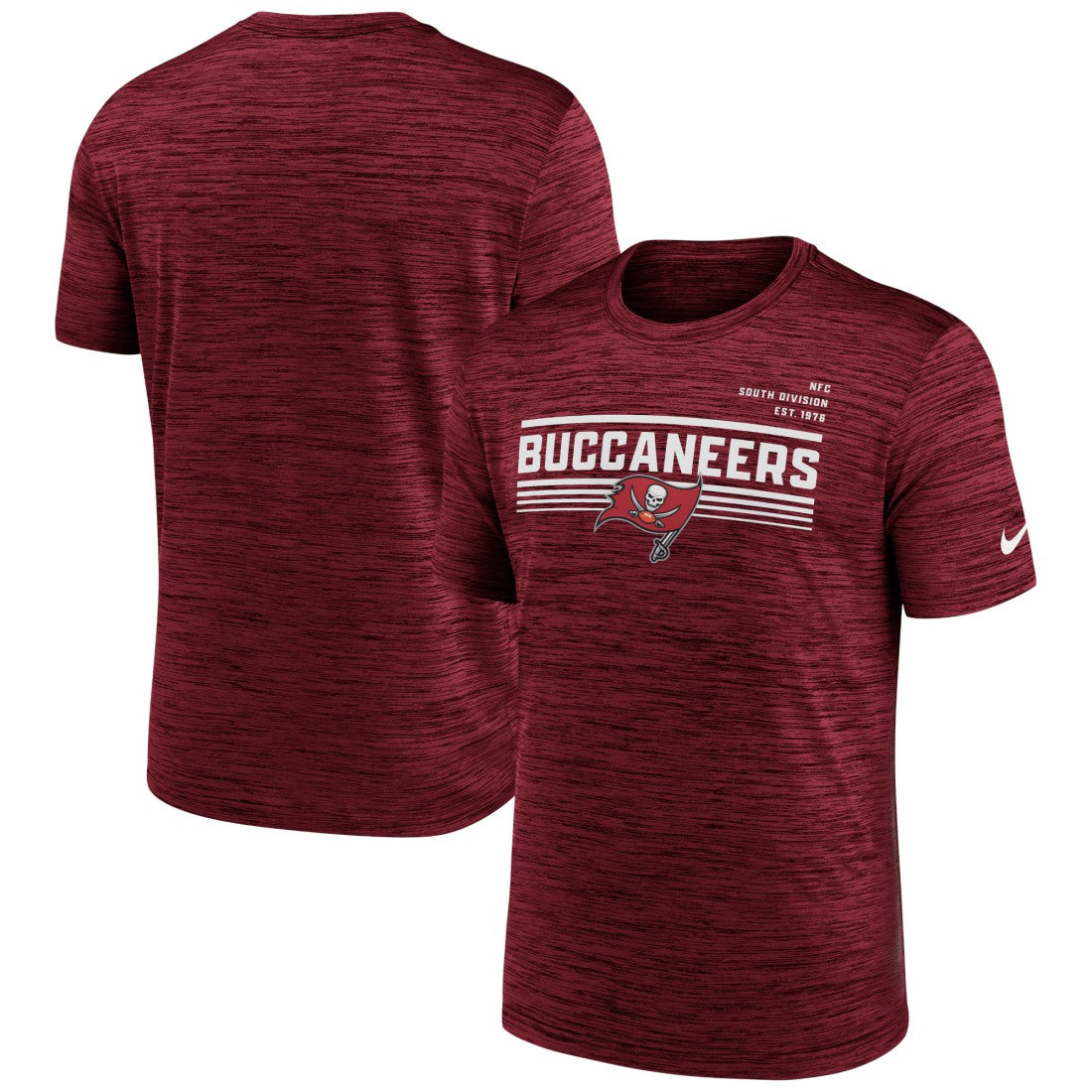 Tampa Bay Buccaneers Yardline Velocity Performance T-Shirt Red - Nike