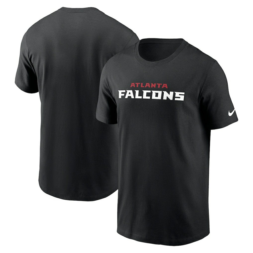 Atlanta Falcons Team Wordmark Essential T-Shirt Black - Nike