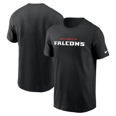 Atlanta Falcons Team Wordmark Essential T-Shirt Black - Nike