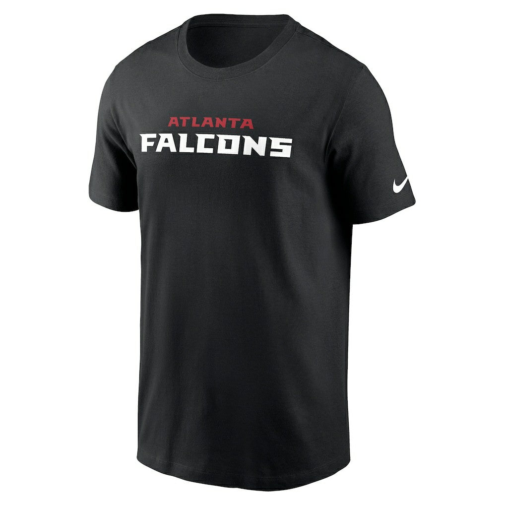 Atlanta Falcons Team Wordmark Essential T-Shirt Black - Nike