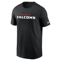 Atlanta Falcons Team Wordmark Essential T-Shirt Black - Nike