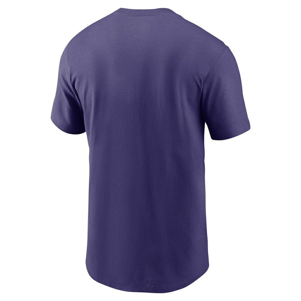 Baltimore Ravens Team Wordmark Essential T-Shirt Purple - Nike
