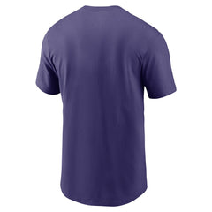 Baltimore Ravens Team Wordmark Essential T-Shirt Purple - Nike