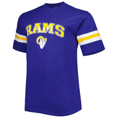 Los Angeles Rams Big & Tall Arm Stripe T-Shirt Royal - NFL