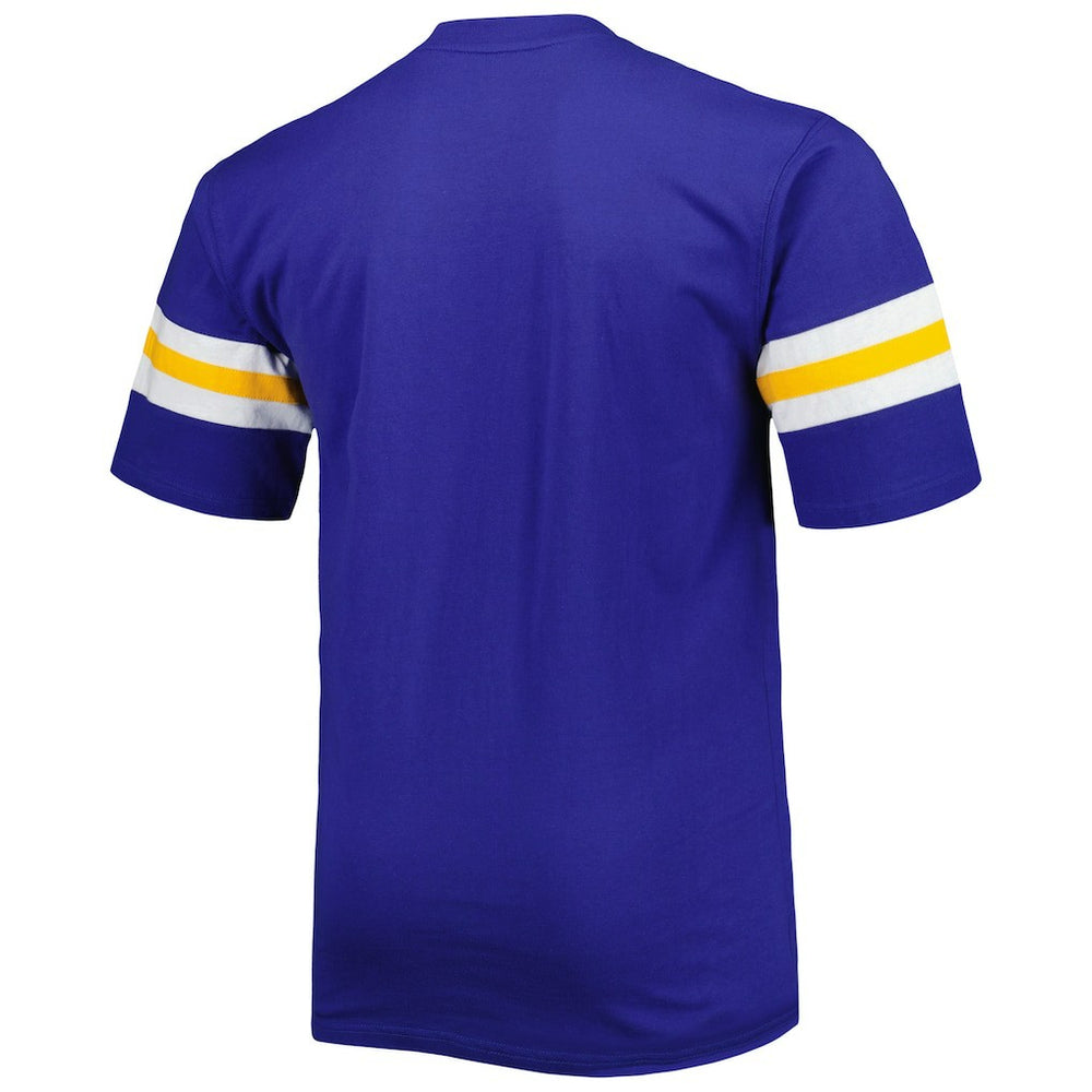 Los Angeles Rams Big & Tall Arm Stripe T-Shirt Royal - NFL