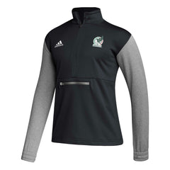 Adidas Mexico National Team Crest Long Sleeve Half-Zip Top - Black