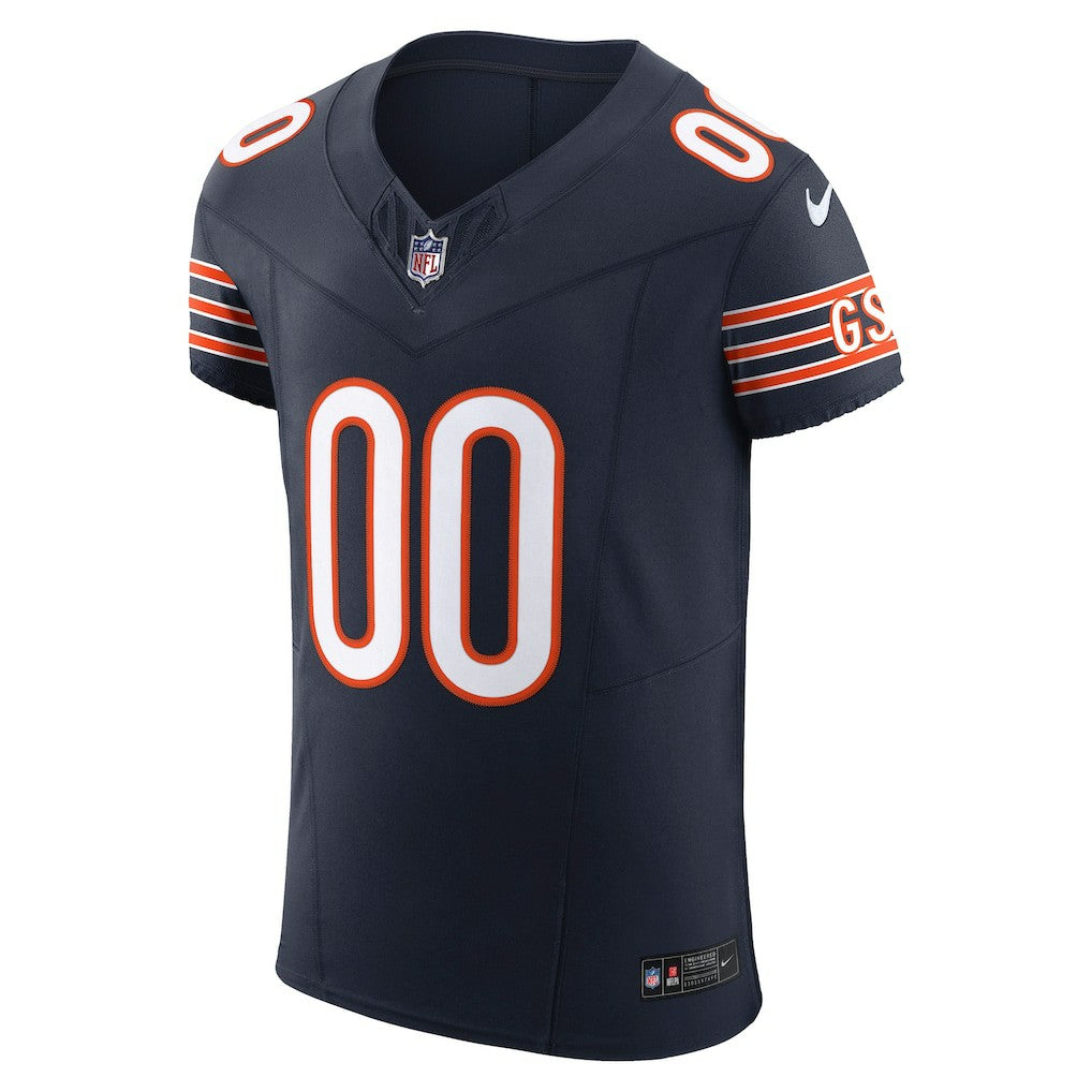 Chicago Bears Vapor F.U.S.E. Elite Custom Jersey Navy - Nike