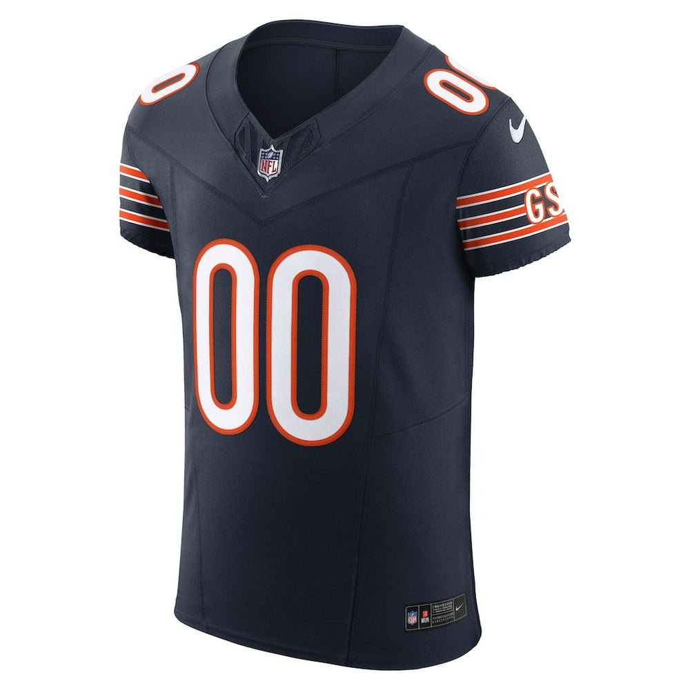 Chicago Bears Vapor F.U.S.E. Elite Custom Jersey Navy - Nike