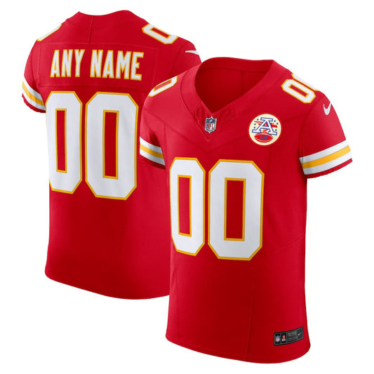 Kansas City Chiefs Vapor F.U.S.E. Elite Custom Jersey - Red | NFL Jerseys