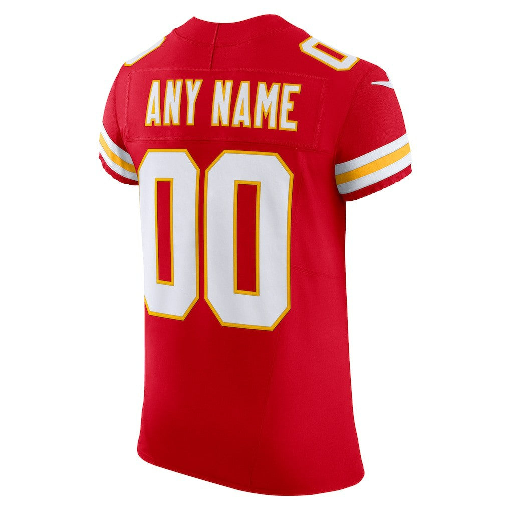 Kansas City Chiefs Vapor F.U.S.E. Elite Custom Jersey - Red | NFL Jerseys