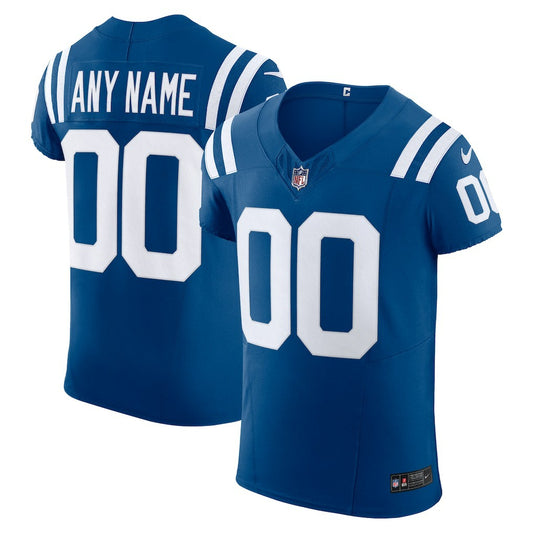Indianapolis Colts Vapor F.U.S.E. Elite Custom Jersey - Royal | NFL Jerseys