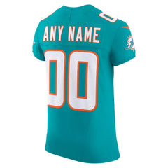 Miami Dolphins Vapor F.U.S.E. Elite Custom Jersey Aqua - Nike