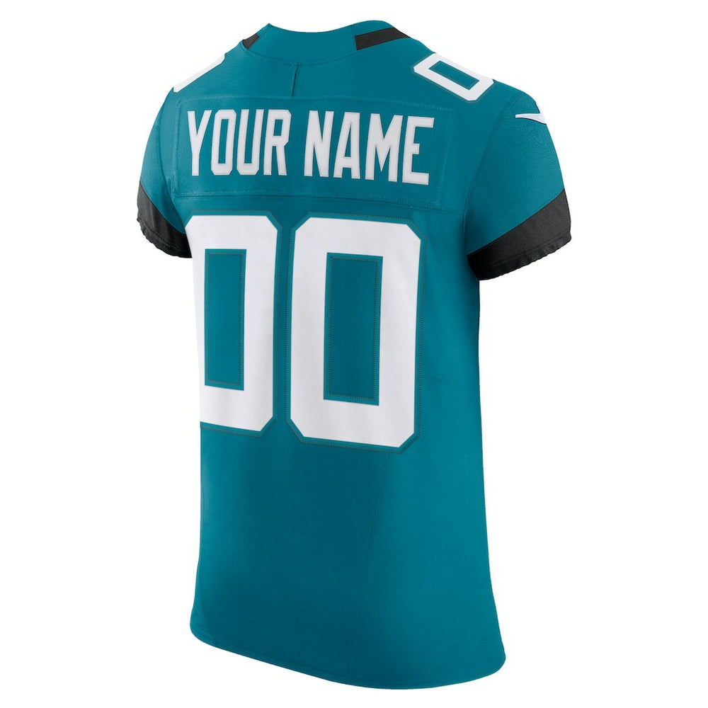 Jacksonville Jaguars Vapor F.U.S.E. Elite Custom Jersey Teal - Nike