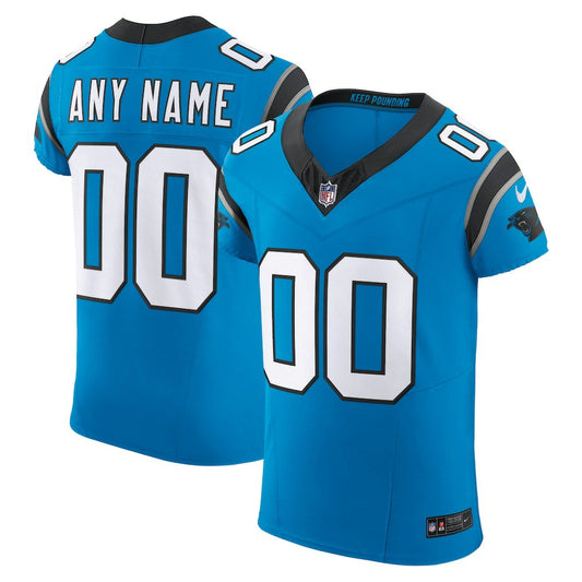 Carolina Panthers Vapor F.U.S.E. Elite Custom Jersey - Blue | NFL Jerseys