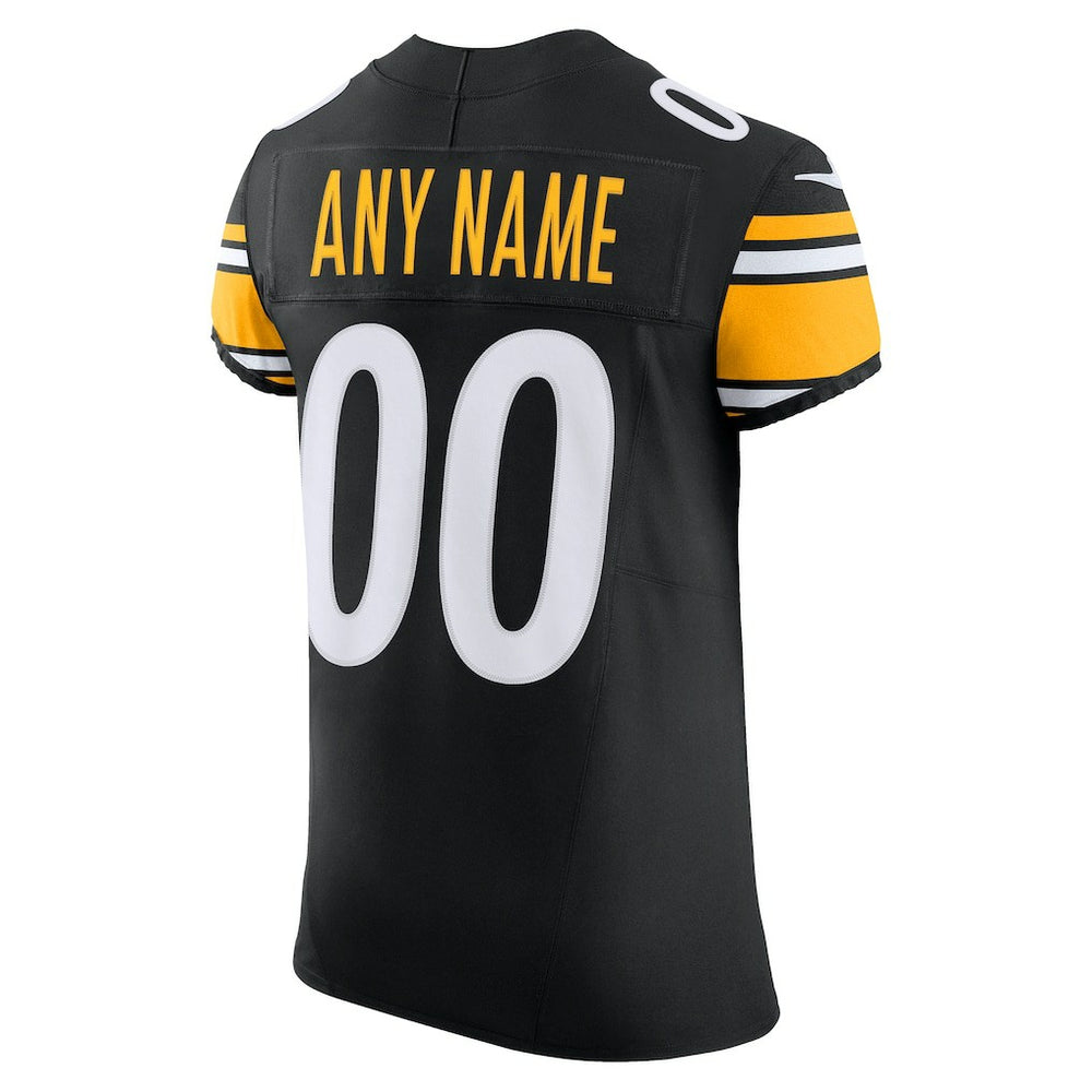 Pittsburgh Steelers Vapor F.U.S.E. Elite Custom Jersey Black - Nike