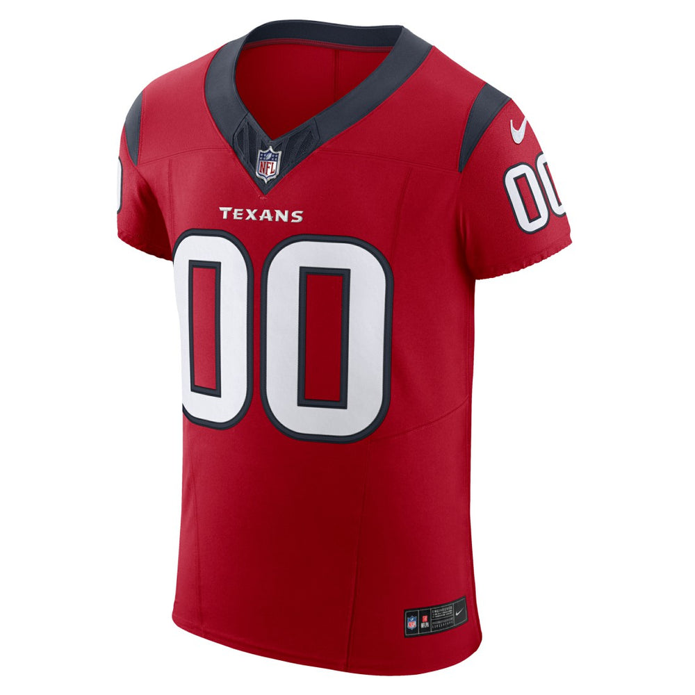 Houston Texans Alternate Vapor F.U.S.E. Elite Custom Jersey Red - Nike