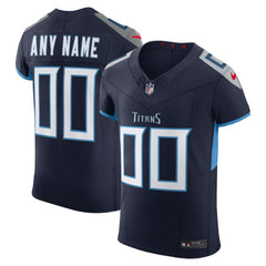 Tennessee Titans Vapor F.U.S.E. Elite Custom Jersey Navy - Nike