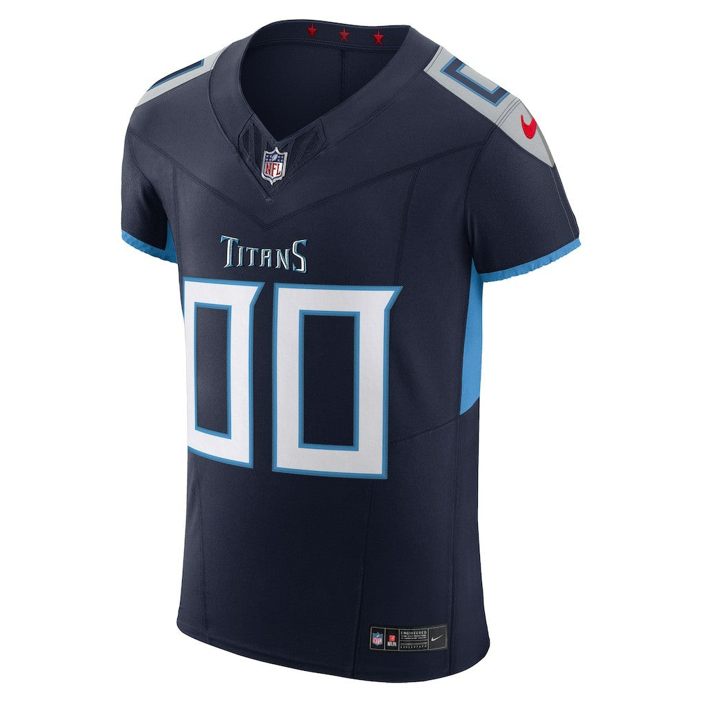 Tennessee Titans Vapor F.U.S.E. Elite Custom Jersey Navy - Nike