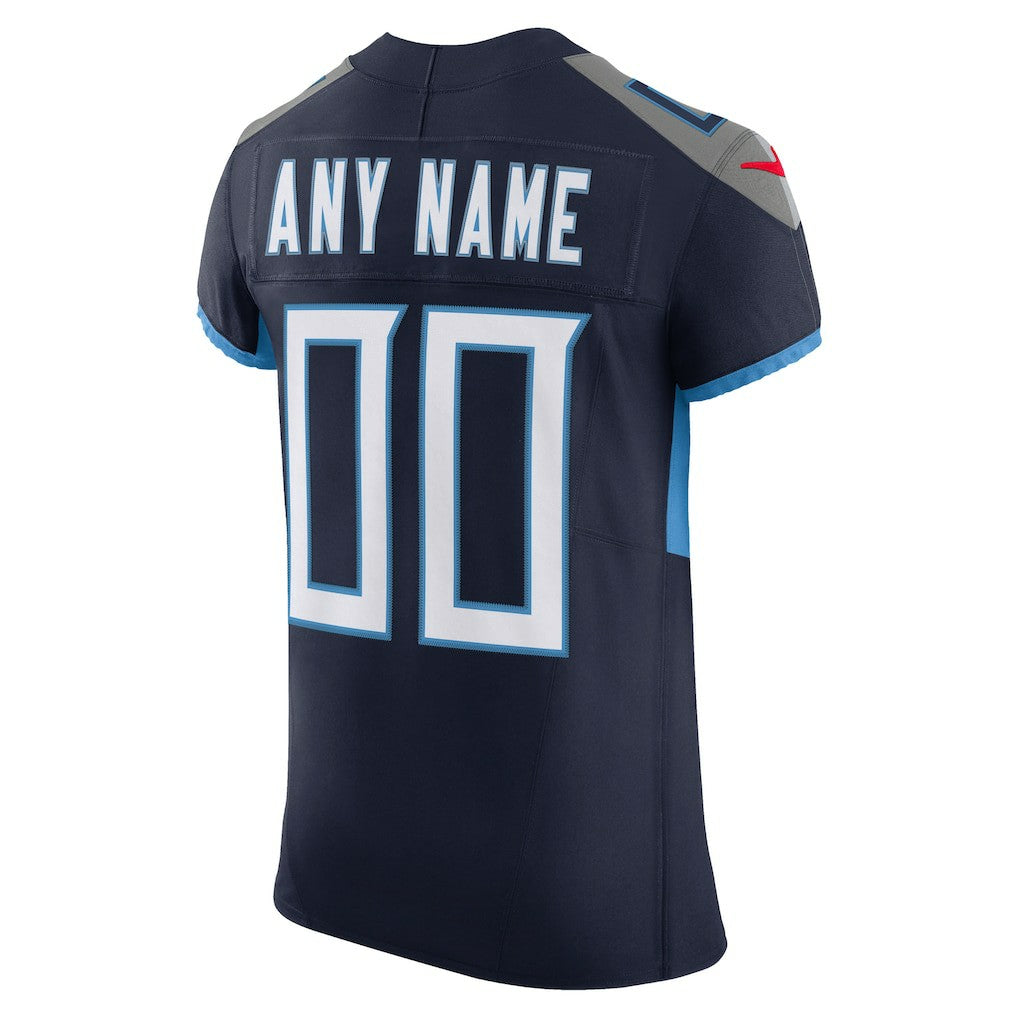 Tennessee Titans Vapor F.U.S.E. Elite Custom Jersey Navy - Nike