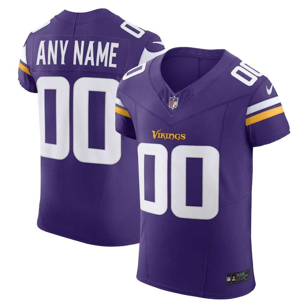 Minnesota Vikings Vapor F.U.S.E. Elite Custom Jersey Purple - Nike
