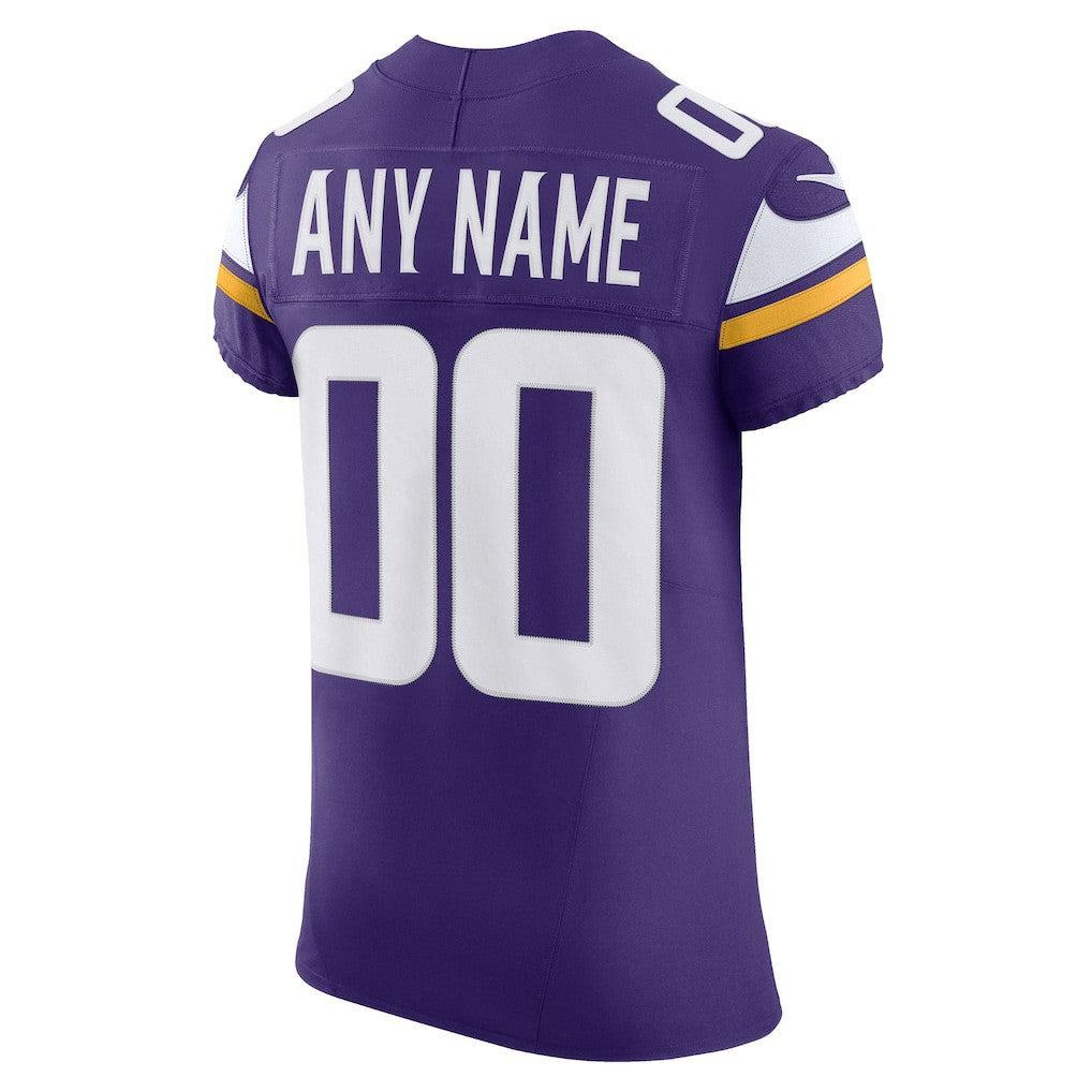 Minnesota Vikings Vapor F.U.S.E. Elite Custom Jersey Purple - Nike