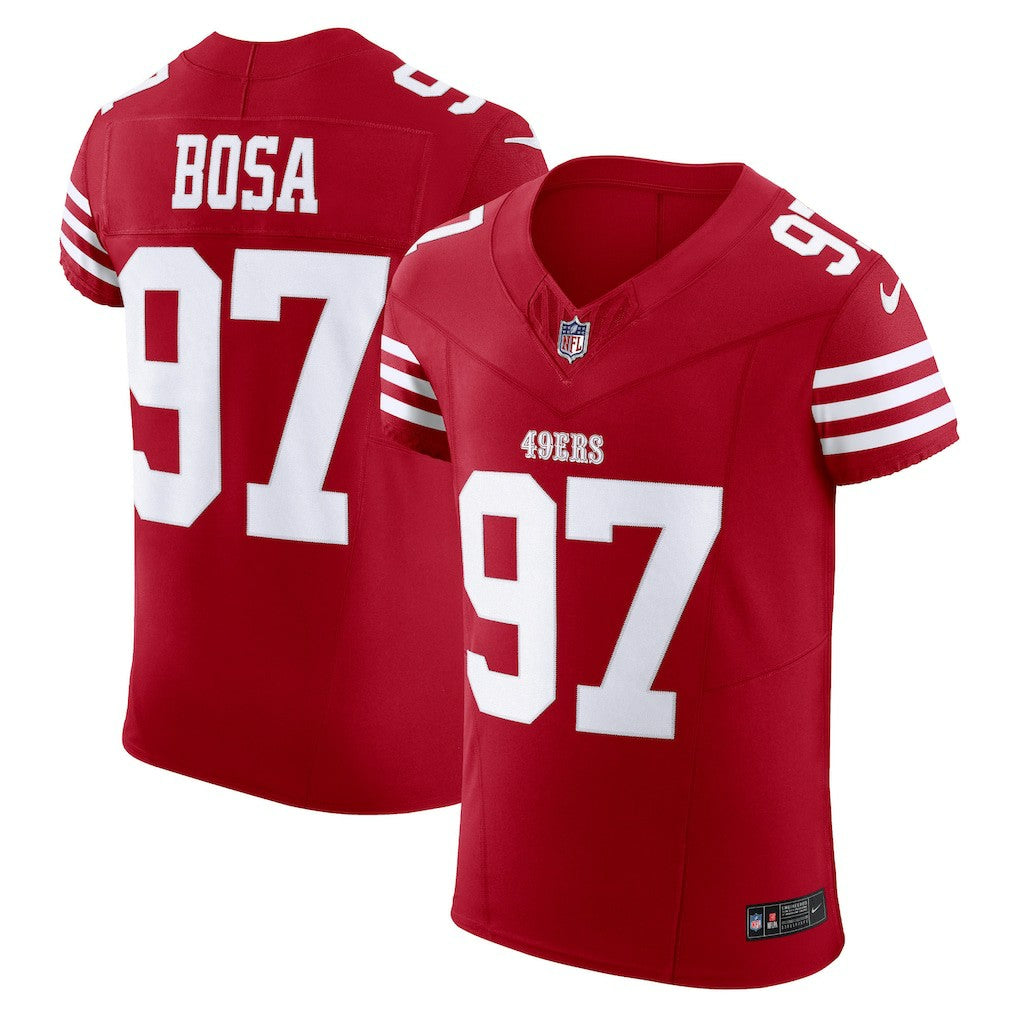 Nick Bosa San Francisco 49ers Vapor F.U.S.E. Elite Jersey Scarlet - Nike