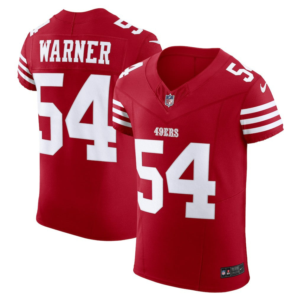 Fred Warner San Francisco 49ers Vapor F.U.S.E. Elite Jersey - Scarlet | NFL Jerseys