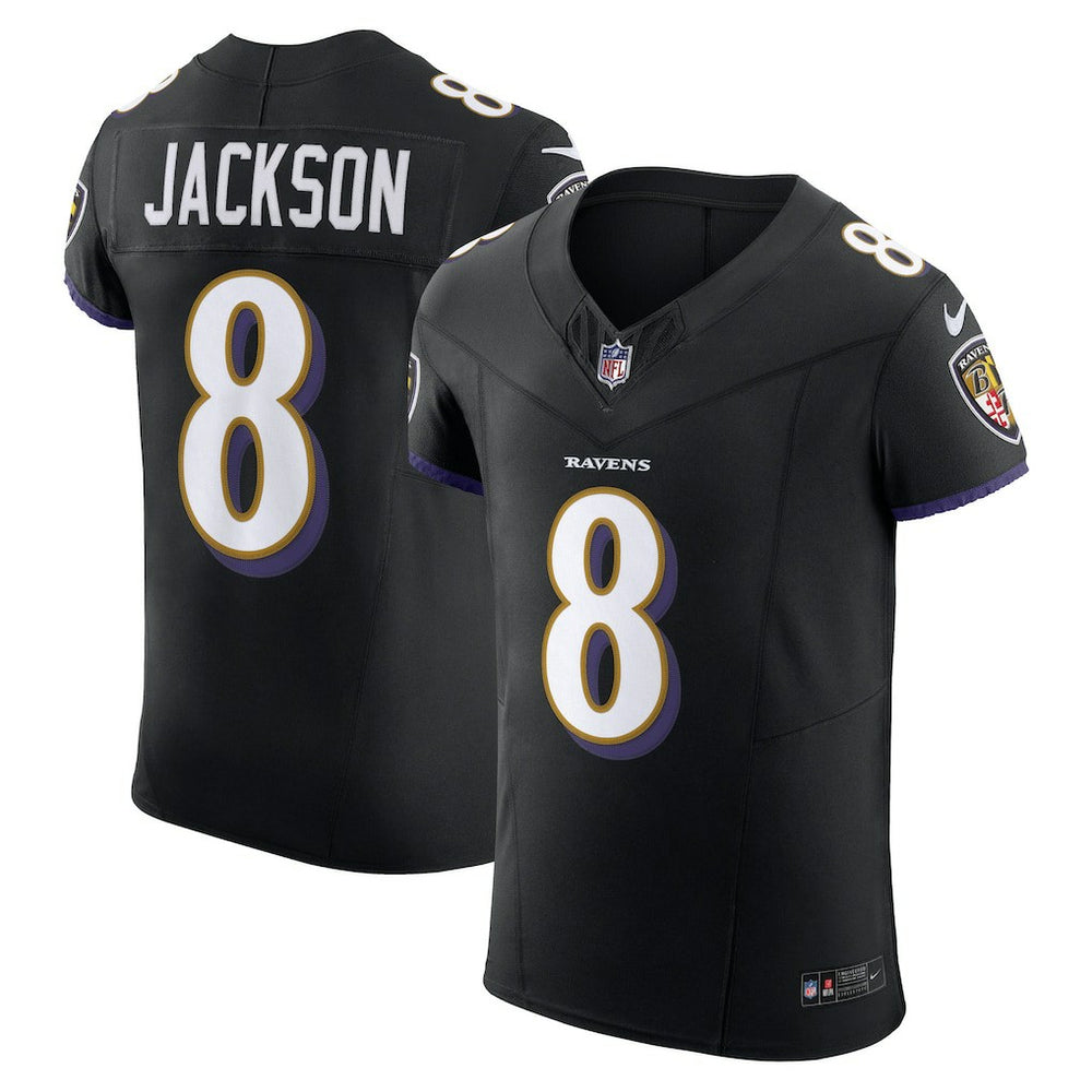 Lamar Jackson Baltimore Ravens Alternate Vapor F.U.S.E. Elite Jersey Black - Nike