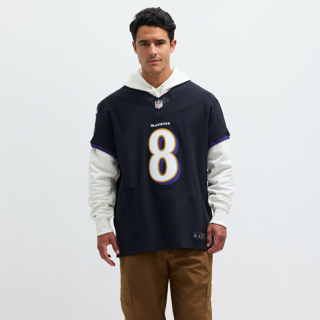 Lamar Jackson Baltimore Ravens Alternate Vapor F.U.S.E. Elite Jersey Black - Nike