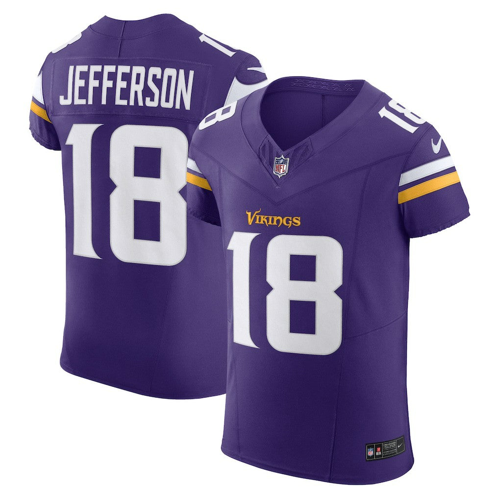 Justin Jefferson Minnesota Vikings Vapor F.U.S.E. Elite Jersey - Purple | NFL Jerseys