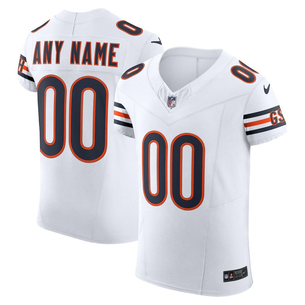 Chicago Bears Vapor F.U.S.E. Elite Custom Jersey White - Nike