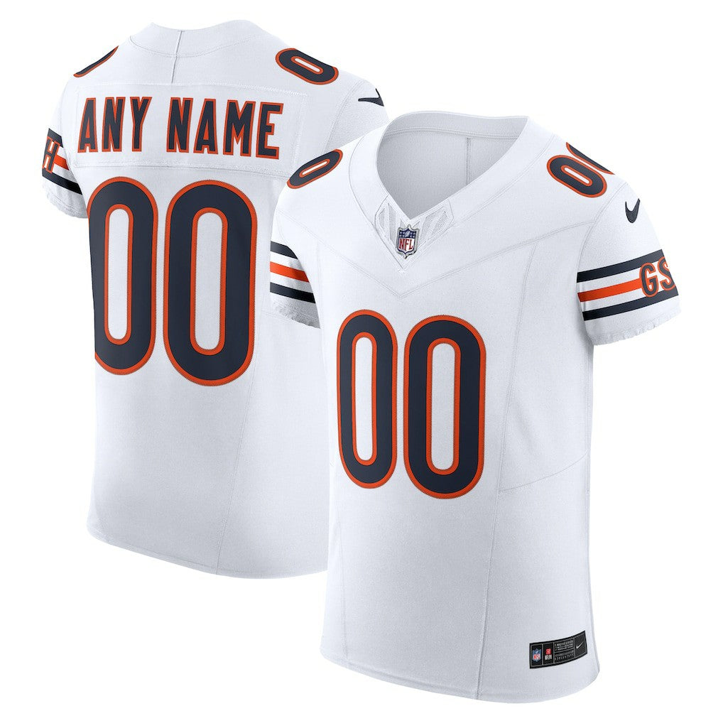 Chicago Bears Vapor F.U.S.E. Elite Custom Jersey White - Nike