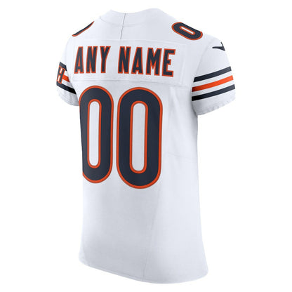 Chicago Bears Vapor F.U.S.E. Elite Custom Jersey - White | NFL Jerseys
