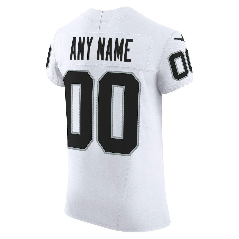 Las Vegas Raiders Vapor F.U.S.E. Elite Custom Jersey - White | NFL Jerseys