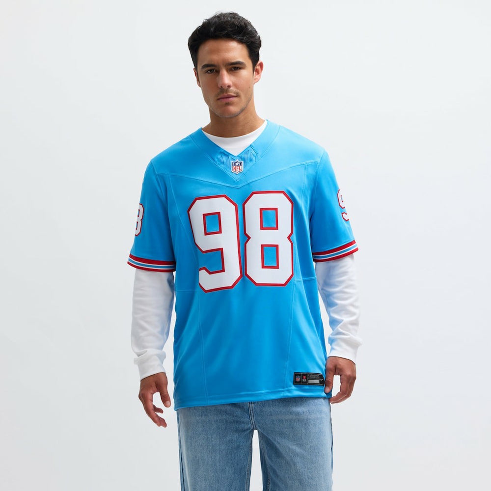 Jeffery Simmons Tennessee Titans Vapor F.U.S.E. Limited Jersey Light Blue - Nike