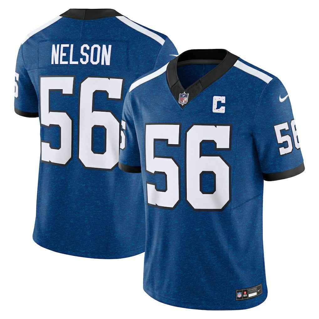 Quenton Nelson Indianapolis Colts Vapor F.U.S.E. Limited Jersey Blue - Nike