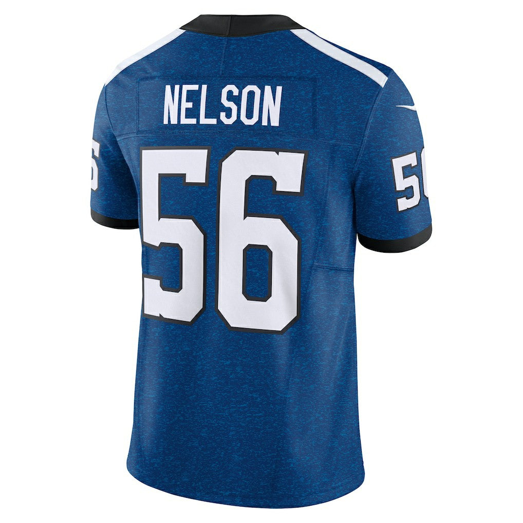 Quenton Nelson Indianapolis Colts Vapor F.U.S.E. Limited Jersey Blue - Nike