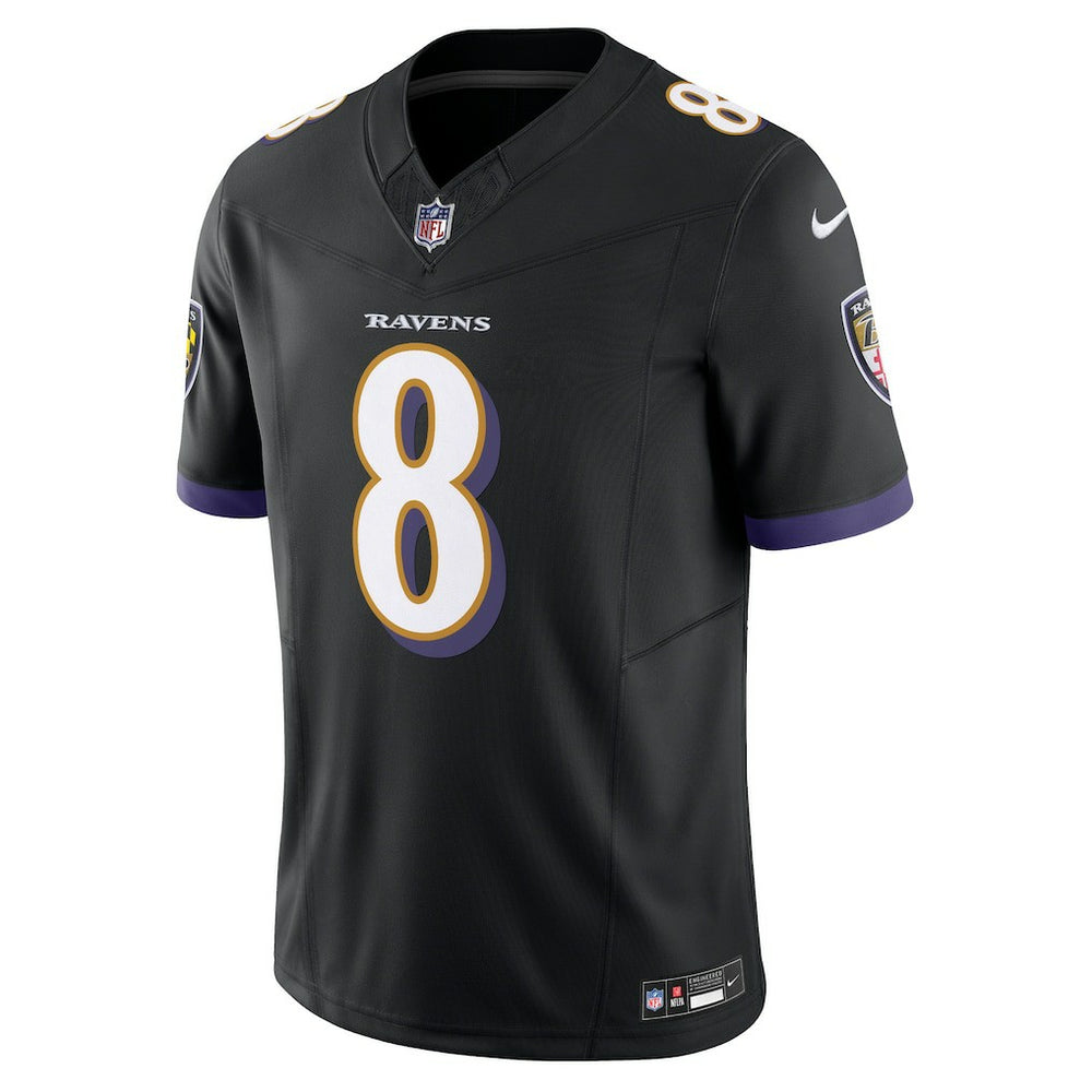 Lamar Jackson Baltimore Ravens Vapor F.U.S.E. Limited Jersey Black - Nike