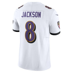 Lamar Jackson Baltimore Ravens Vapor F.U.S.E. Limited Jersey White - Nike