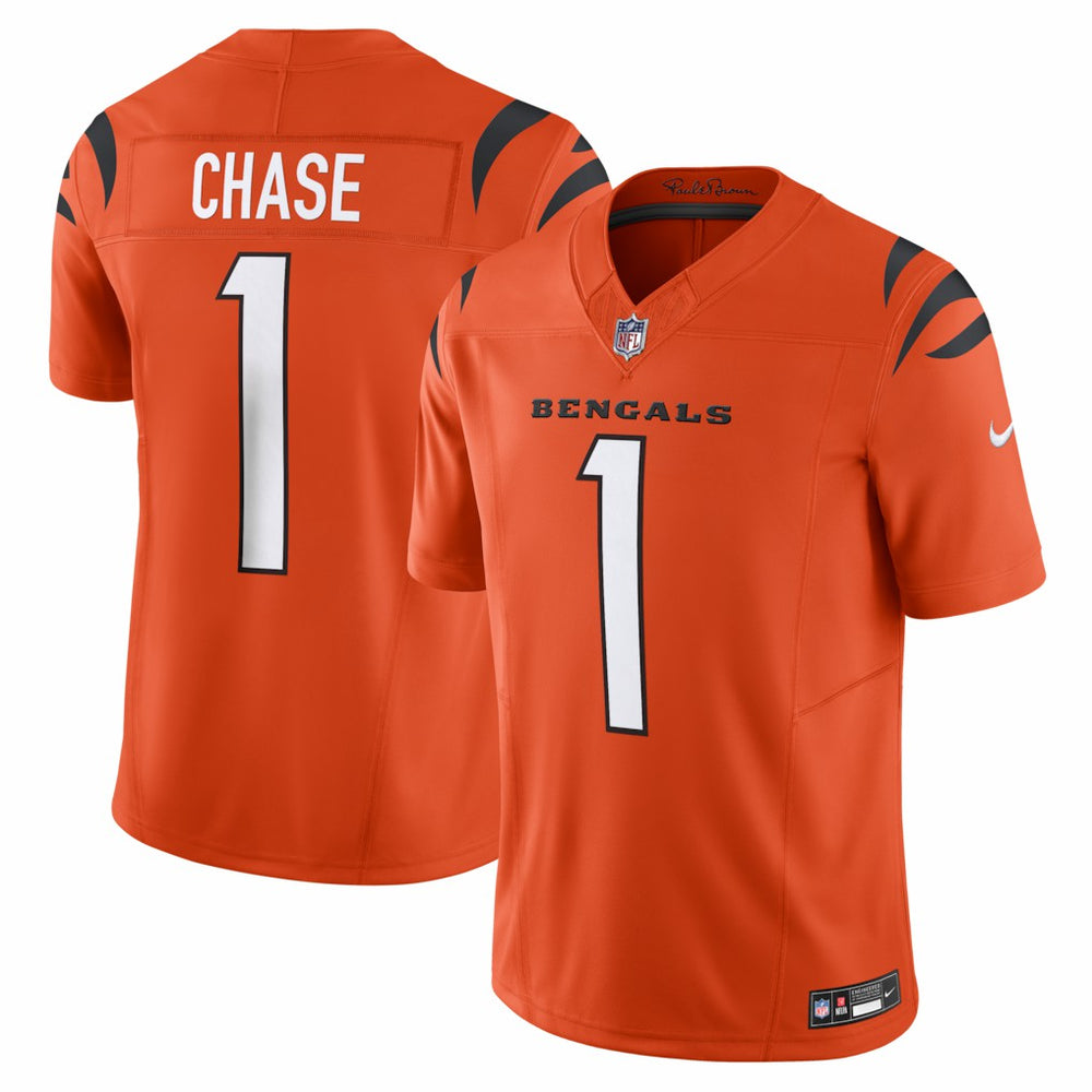 Ja'Marr Chase Cincinnati Bengals Vapor F.U.S.E. Limited Jersey Orange - Nike