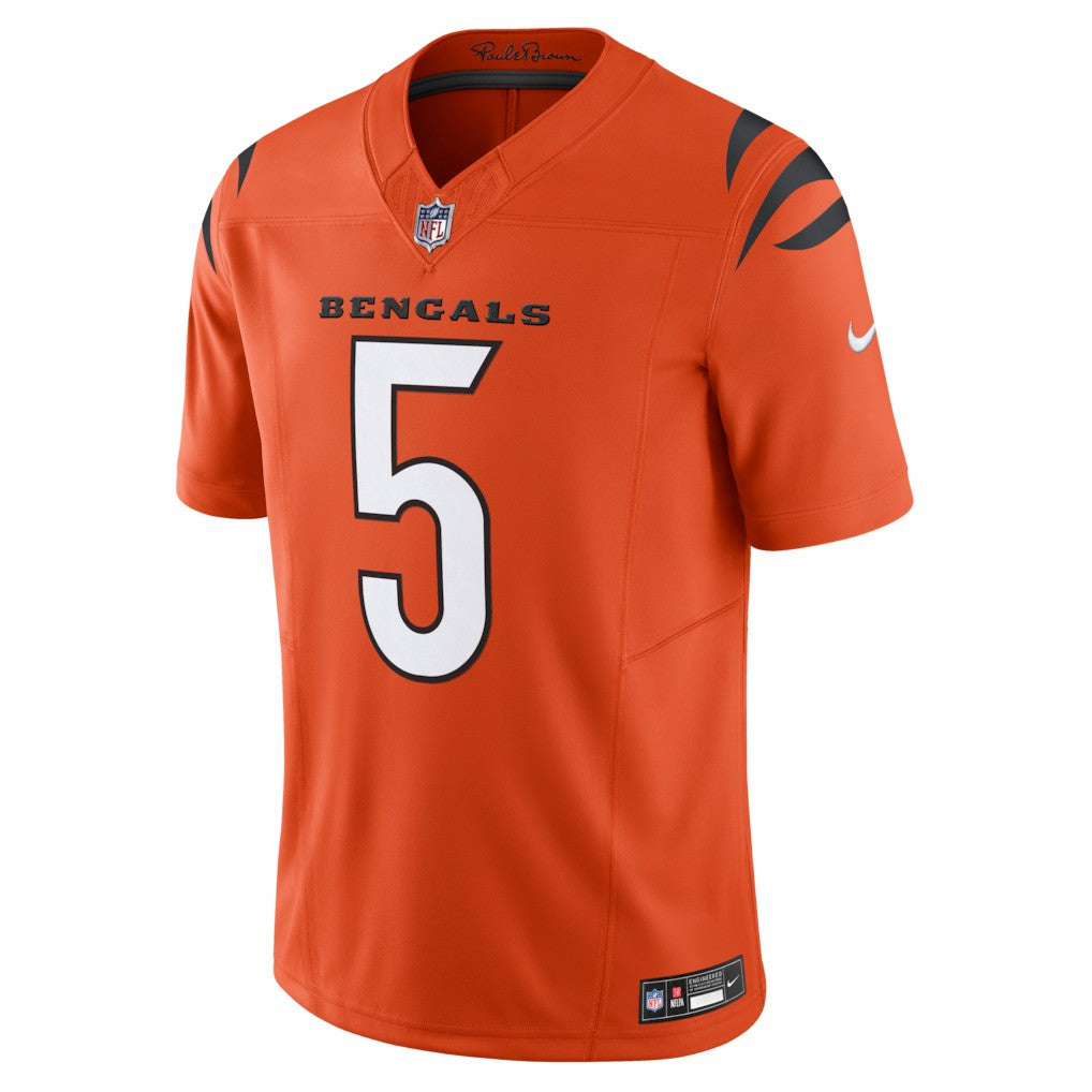 Tee Higgins Cincinnati Bengals Vapor F.U.S.E. Limited Jersey Orange - Nike