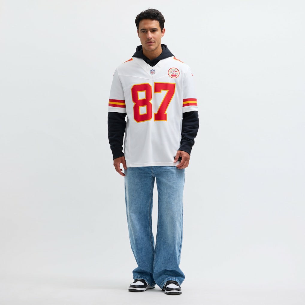 Travis Kelce Kansas City Chiefs Vapor F.U.S.E. Limited Jersey White - Nike