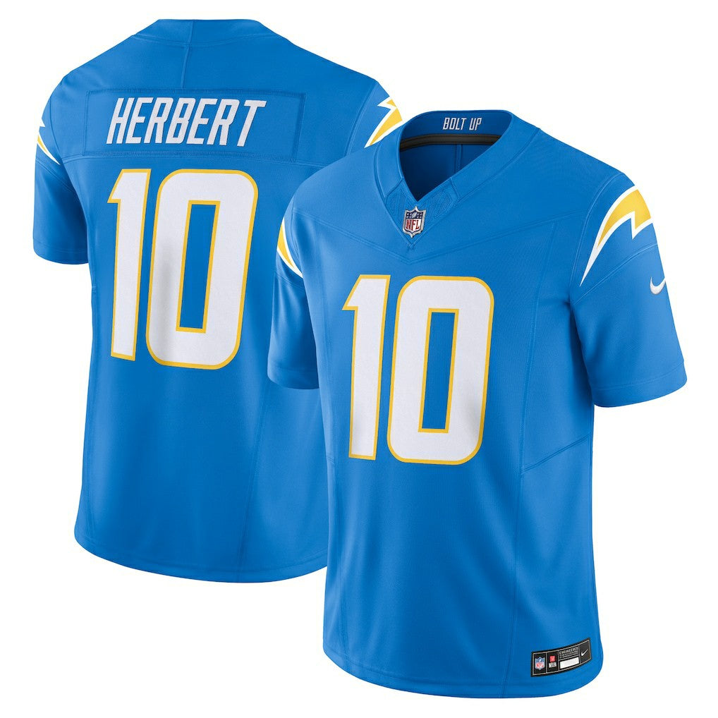 Justin Herbert Los Angeles Chargers Vapor F.U.S.E. Limited Jersey Powder Blue - Nike