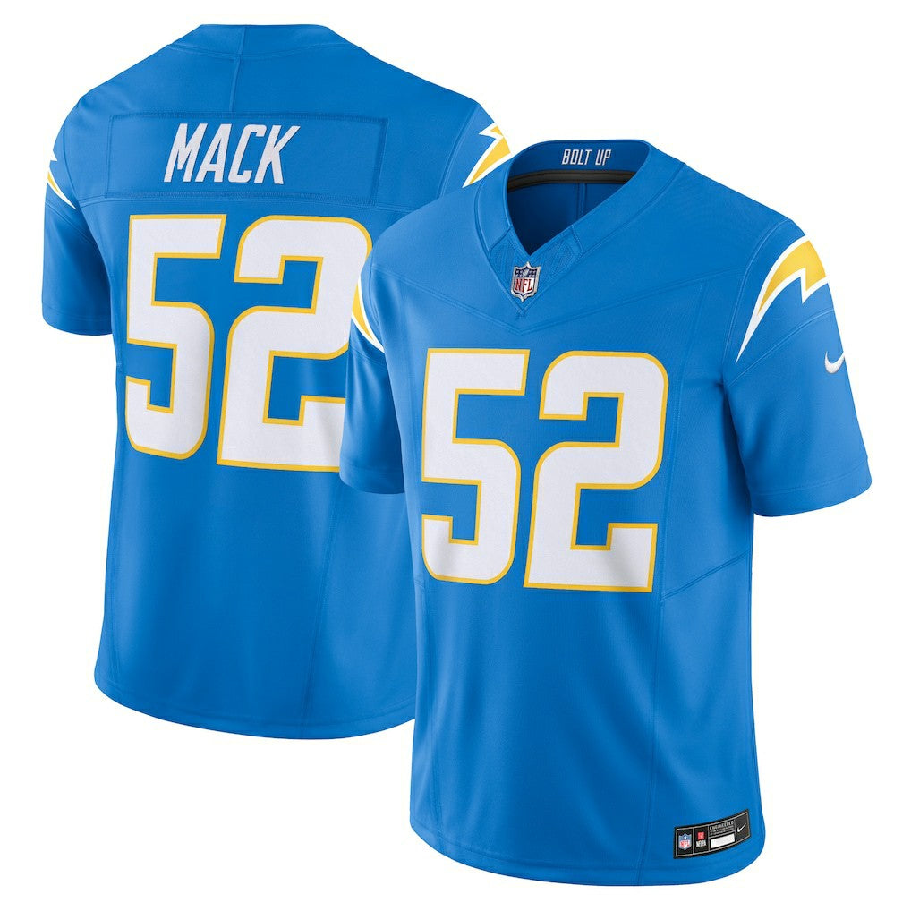 Khalil Mack Los Angeles Chargers Vapor F.U.S.E. Limited Jersey Powder Blue - Nike