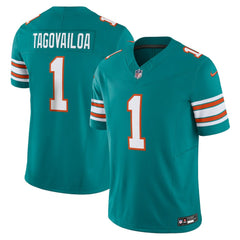 Tua Tagovailoa Miami Dolphins Vapor F.U.S.E. Limited Jersey Aqua - Nike