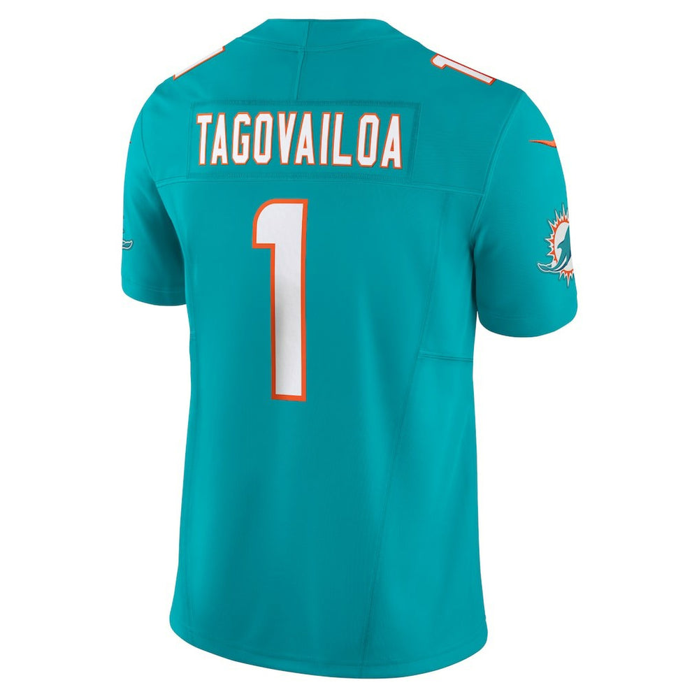 Tua Tagovailoa Miami Dolphins Vapor F.U.S.E. Limited Jersey Aqua - Nike