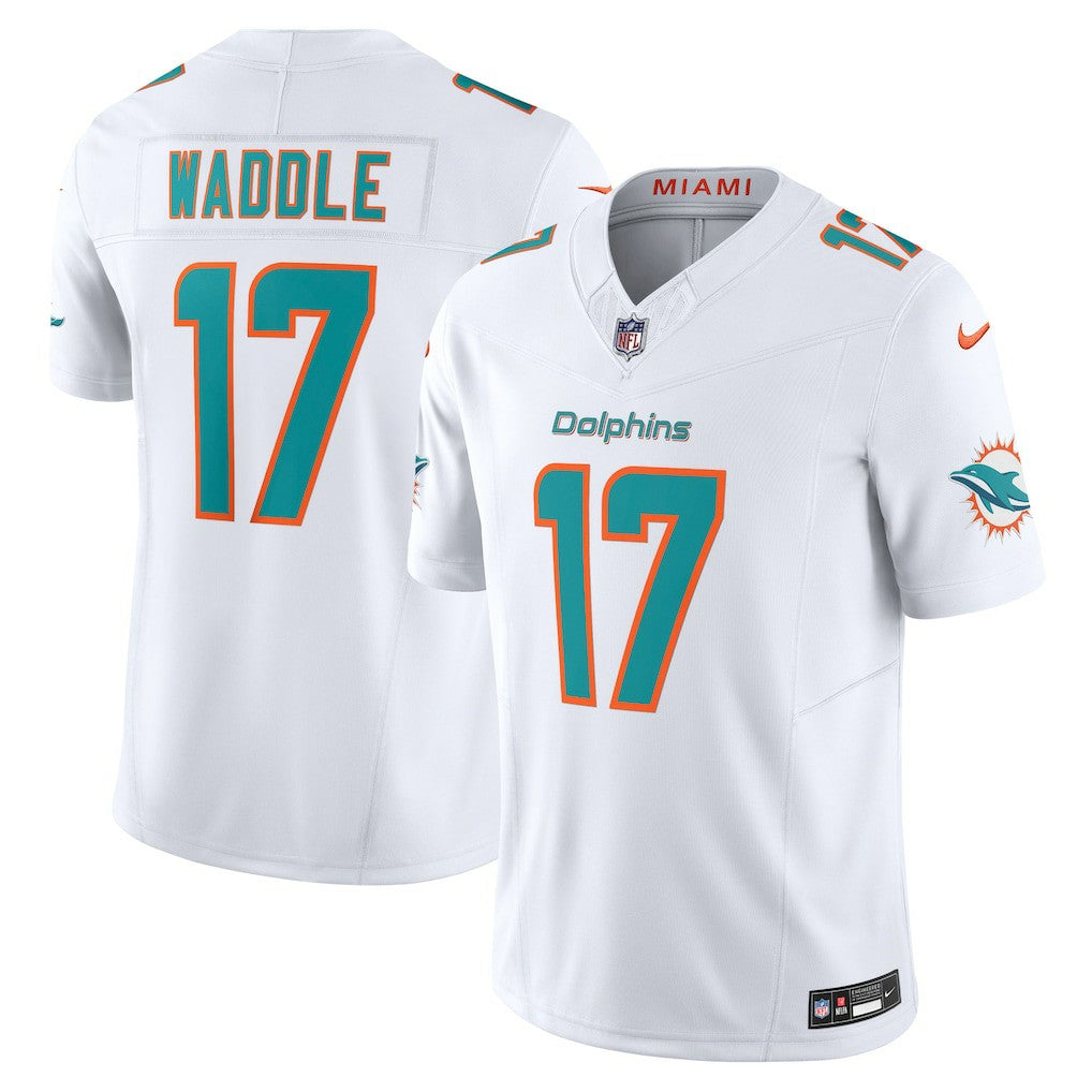 Jaylen Waddle Miami Dolphins Vapor F.U.S.E. Limited Jersey - White | NFL Jerseys