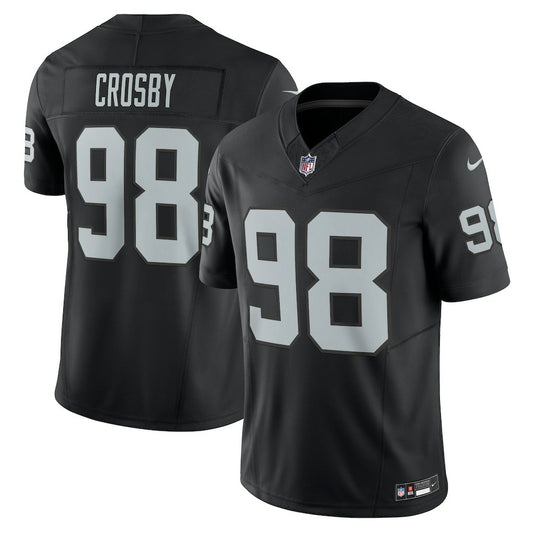 Maxx Crosby Las Vegas Raiders Vapor F.U.S.E. Limited Jersey - Black | NFL Jerseys